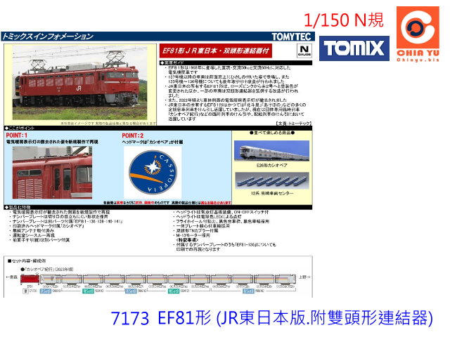 TOMIX-7173-EF81 (JRF饻.Yγs)-w
