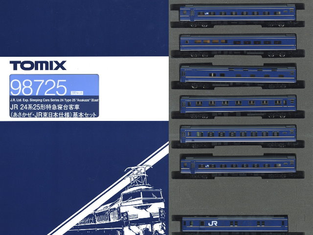 TOMIX-98725-JR 24系25形特急寝台客車7輛組-特價