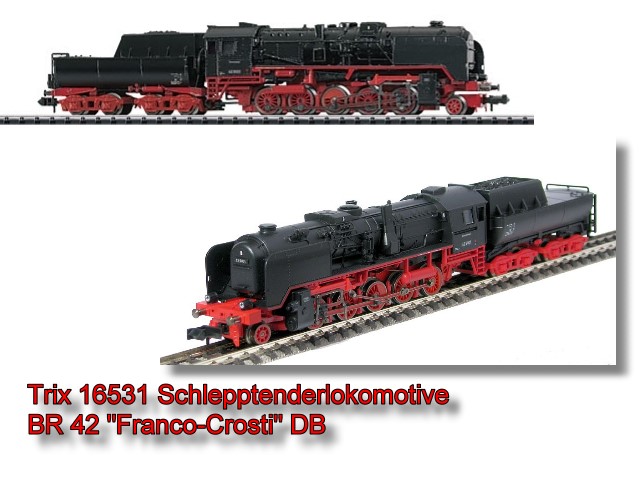 TRIX-16531-Guterzug-Schlepptenderlokomotive-N(ݭnwq)