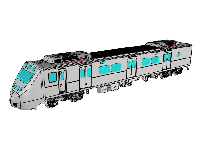 N台灣鐵路-三鶯重工-EMU800型電車單輛紀念車頭-預購